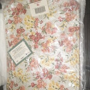 Longaberger Set Of 2 Placemats Snapdragon Fabric New In Package Reversible
